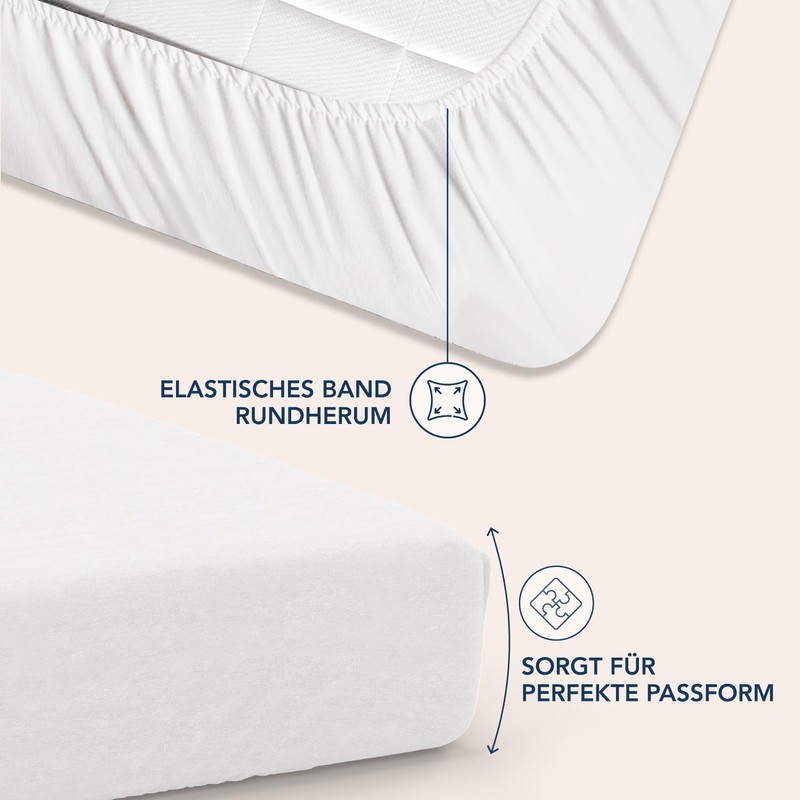 Dreamzie Fitted Sheet 160 x 200 cm - 35 cm