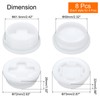 uxcell Bung Cap, 2'' Drum Bung Cap with Silicone Seals