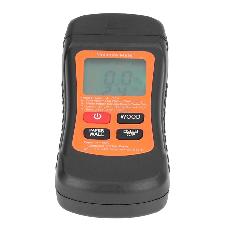 Moisture Meter Wood Moisture Detector Intelligent Temperature Humidity Measuring Digital