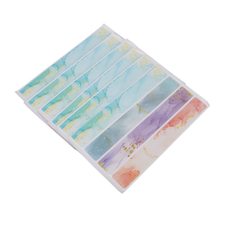 24pcs Bathroom Non Slip Strips Colorful Firm Sticking Waterproof Rubber