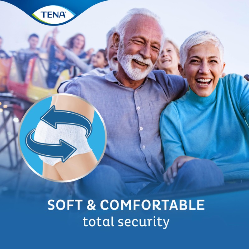 Tena TENA Pants Plus Extra Large (120cm-160cm/46-62in) Pack of 12