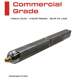 7” Inch Weldable Bullet Hinge – Heavy Duty Barrel Hinges – Weld On Gate Hinges – Weldable Door Hinges – Weld BBQ Smoker Hinge – 7.39" Inch x .98" Inch – Heavy Duty Steel Teardrop Body Pin Grease Zerk