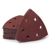 SPEEDWOX 50 Pcs Triangle Sanding Pads Hook and Loop 1000