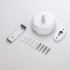 KUNGYO Extendable Washing Line - Wall Mounted Pull Out Stainless