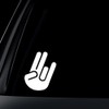 World Design Shocker Hand Sign Car Decal/Sticker