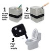HTTMT- Gray 24L Advanced Portable Toilet Flush Camping Travel Outdoor