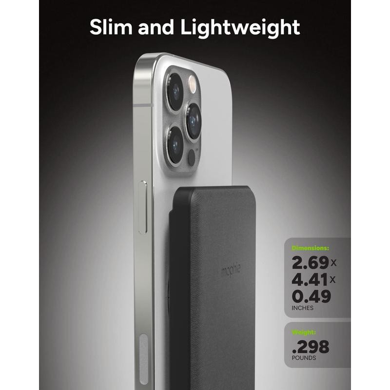 Mophie Snap+ Juice Pack Mini Wireless Portable Magnetic Charger with
