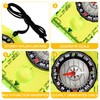 Outdoor Compass, Professional Pocket Compass, Outdoor Compass with Adjustable Declination,