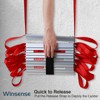 WINSENSE Retractable Fire Escape Ladder 2 Story Homes, 15 Foot