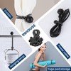 Wowangce 100 Pcs 4 Inch Ball Bungee Cords Tarp Tie