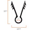 THE CIMPLE CO Push In Clips - Quality Plastic Cable