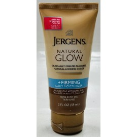 Jergens 4 jergens natual glow gradual tan medium-tan firming+moisturizer 2oz travel size