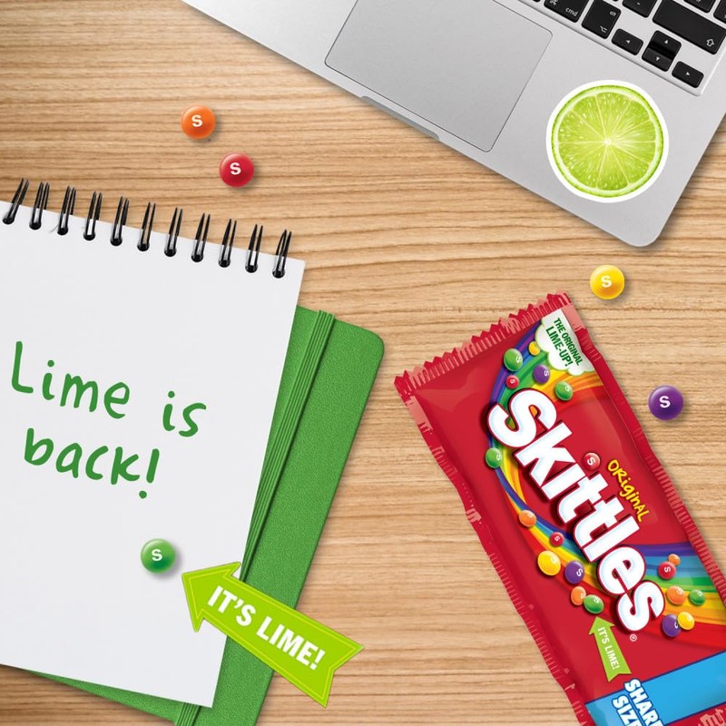 SKITTLES Original Chewy Candy, Share Size, 4 oz Bag