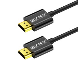 Uhd01 HDMI Cable, 3.6 ft (1 m) 2 m, 4K Compatible, HDMI 2.0 Cable, 4K, 60Hz, Ultra Fine Type, HDMI Compatible, High Speed, High Speed Transmission, 4K, 60Hz, 18Gbps, HDR, 3D Full HD, ARC, CEC, HEC