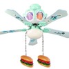 OMYZERO 12" Hamburg Ceiling Fan Pull Chain Extender with Chain