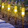 B-right LED Pathway Lights Outdoor, 6 Pcs Path Lights 570