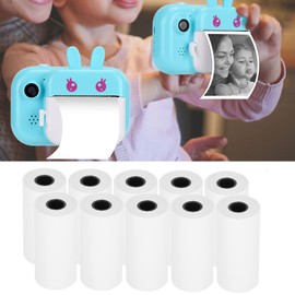 Portable Printing Camera Printing Paper Children's Camera Polaroid Thermal Printing Camera Paper Printing Paper (10 Rolls) for Supermarkets