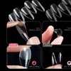 Nail Tips for Gel Extensions, 360PCS Clear Nail Tips Kit