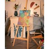 DJAR A Frame Wooden Art Easel for Painting, 57’’-76’’ Adjustable