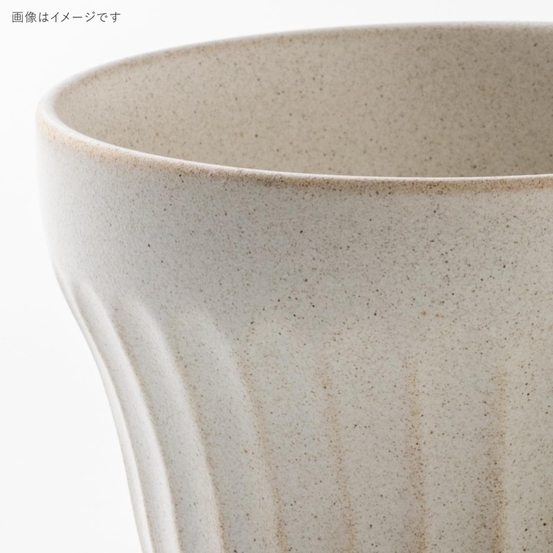 Minoru Pottery Pick Soup Cup, Off White