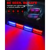 HLauto 6Z4J Emergency Dash Strobe Lights: 2x16.8 inch Red Blue