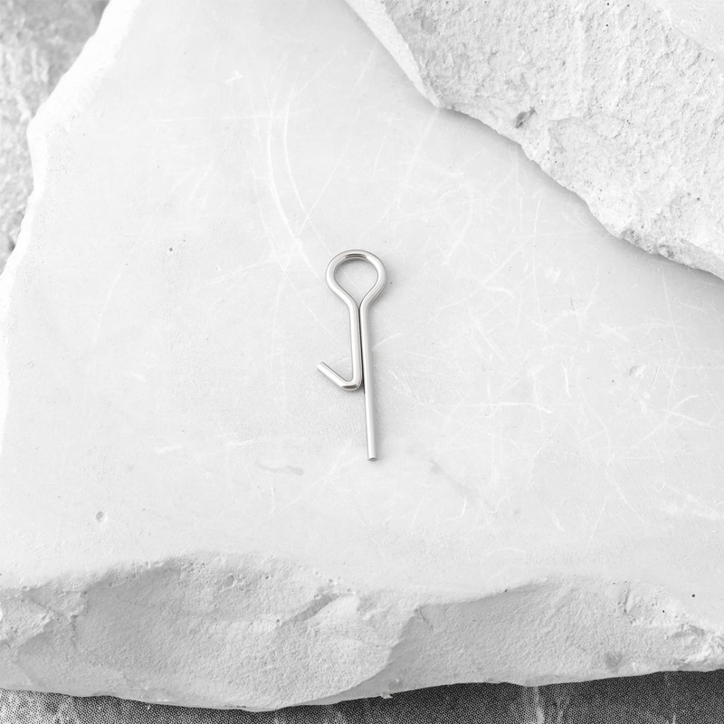 YINETTECH 100pcs 18.8mm Fishing Stinger Spikes Connecting Pins Needle for