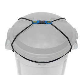 Doggy Dare Trash Can Lock - Large - Fits 45 Gallon Trash Cans - Perfect for Dogs, Raccoons, Opossums - Bungee Cord Design Makes Install Simple (Trash Can NOT Included)