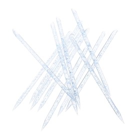 Mikinona 100pcs Precision Nail Art Dotting Pen Crystal Rod Cuticle Pusher Cuticle Cleaning Tools Reusable Plastic Stick for Fingernails