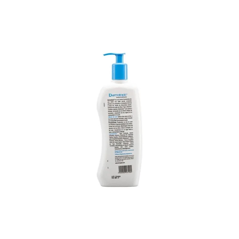 Crema Humectante De Uso Facial Y Corporal Dermatopic 500 G