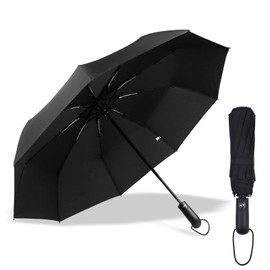 Gifmore Regenschirm Sturmfest, Leicht Automatik Auf und Zu Umbrella, Tragbar Reise Regenschirm für Damen und Herren