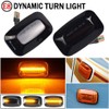 tieedhfu 2pack/lot Dynamic Turn Signal Side Marker Light Side Side