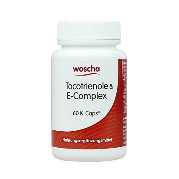 Woscha Tocotrienol Vitamin E-Complex, 60 K-Caps