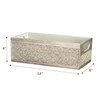 Creative Scents Dublin Silver Bathroom Decor Box Toilet Paper Holder