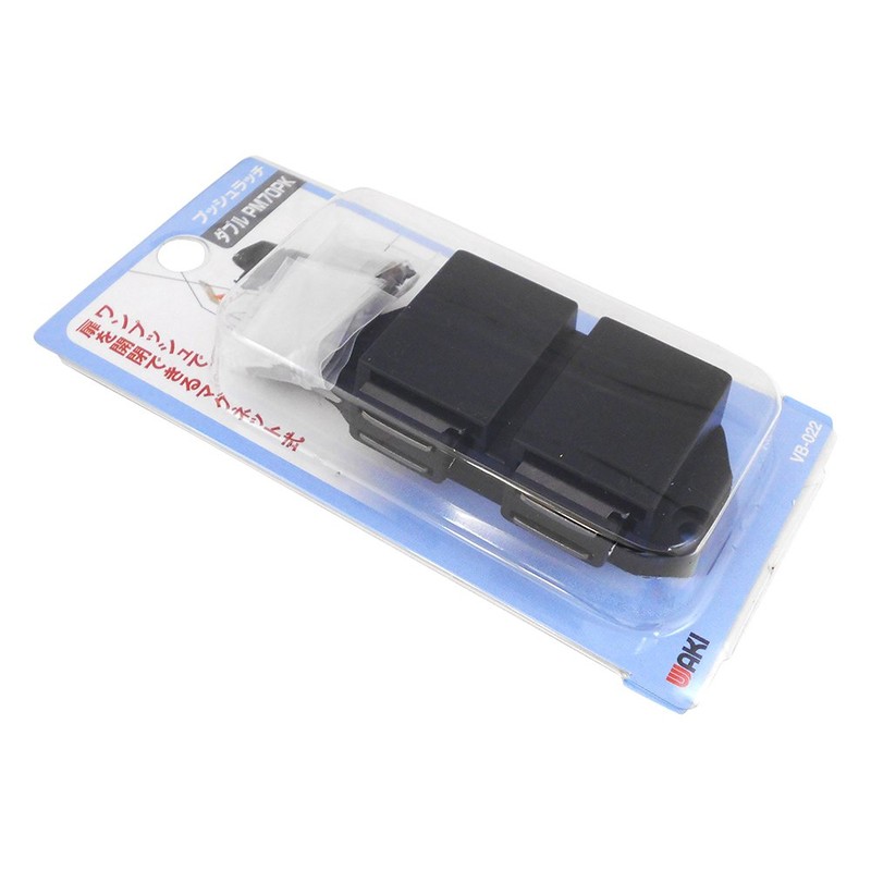 Waki Sangyo Push Latch Double PM70PK, Black, 30 x 67