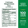 Nature's Bounty Calcium Magnesium & Zinc Caplets, Immune & Supporting