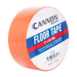 Cannon Sports Floor Marking Tape for Gymnastics, Grappling, Wrestling and Fitness Training (2 inch, Orange)