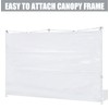 SCOCANOPY Canopy Door for 10x10 Canopy Frame,1 Pack Sidewall Only,Grey