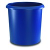 Läufer 26605 Papierkorb Allrounder 18 Liter, blau, rund, Mülleimer mit