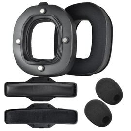 Yaowanguan A40 TR Ear Pads Replacement Ear Pads Headbands for Astro Gaming A40 TR Wired Gaming Headset Microphone Foam Ear Covers Pads A40 TR Accessories Extra Thickness (Cooling Gel)