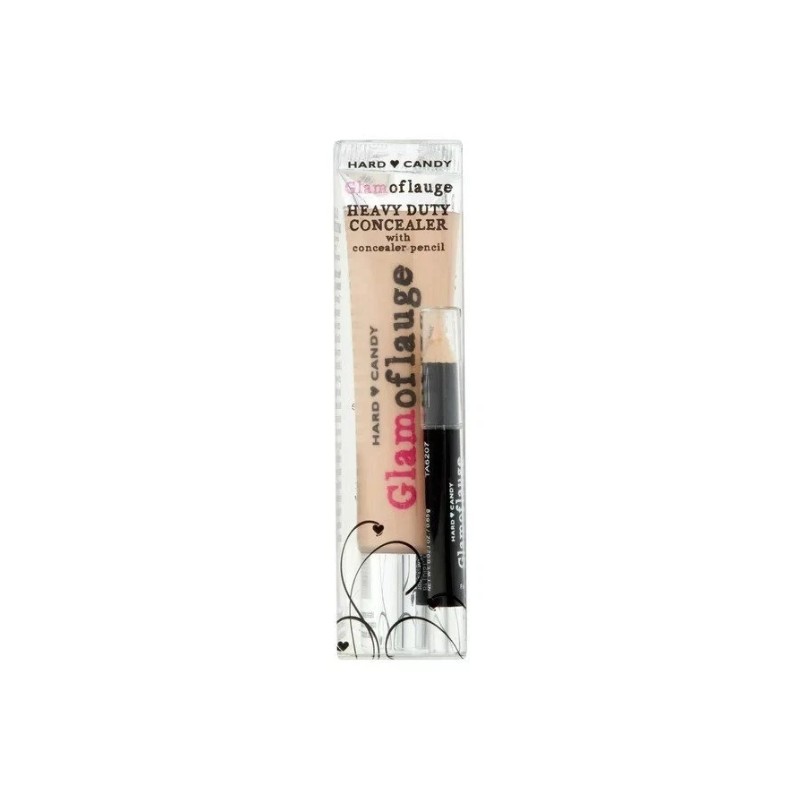 HARD CANDY HEVY DUTTY CONCEALER WITH CONCALER PENCIL ULTRA LIGHT