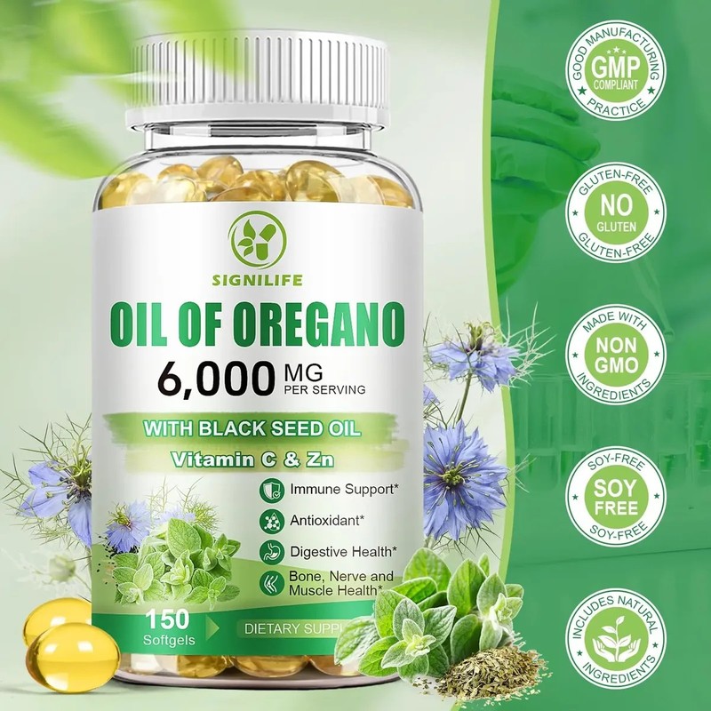 Cápsulas De Aceite De Orégano 6000mg - Signilife