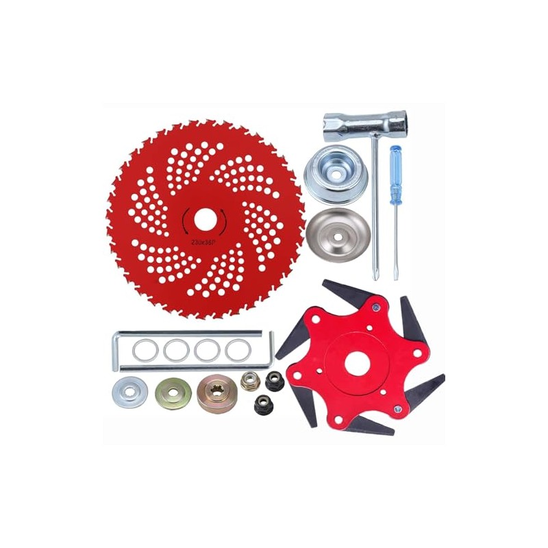 FYSHINE 9" x36 Teeth Carbide Tipped Blades & Steel Trimmer