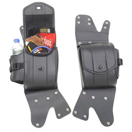 Saddlemen Cruis'n Deluxe Saddlebag Guard Bags for 1997-2013 Harley Touring models - HC-01-0715