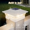 Solar Post Cap Lights Outdoor 12pack, Waterproof Fence Post Lights