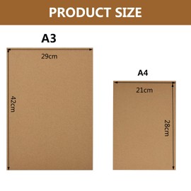 xiaoxianxian Pack of 20 Corrugated Cardboard for Crafts, Cardboard for Crafts for DIY Crafts (A4)