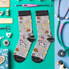Zmart Vet Tech Gifts for Women Men - Veterinary Veterinarian Gifts for Men Veterinary Technician Gifts Vet Tech Week Gifts, Veterinary Veterinarian Socks