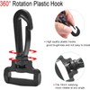 10pcs Plastic Swivel Snap Hooks Hardware Side Release Buckle Paracord