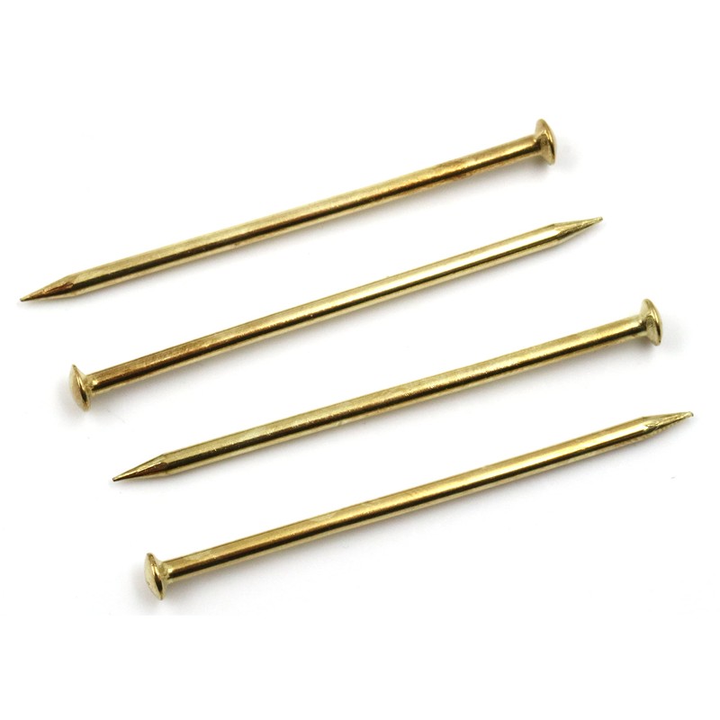 Design61 50x Steel Pins Steel Nails Skirting Board Pins Nail