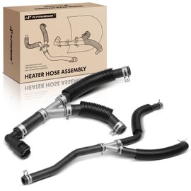 A-Premium Supply and Return HVAC Heater Hose Assembly Compatible with Chrysler & Dodge Models - Town & Country 2011-2016, Grand Caravan 2011-2020 - V6 3.6L, with Auxiliary Heater