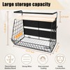 BILIONE Large Magnetic Basket for Fridge, Magnetic Shelf for Fridge,